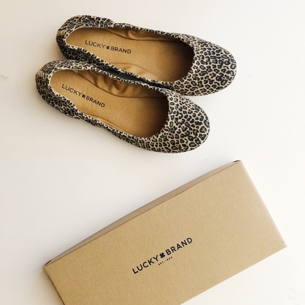 Lucky Brand Leopard Flats (Brand New)